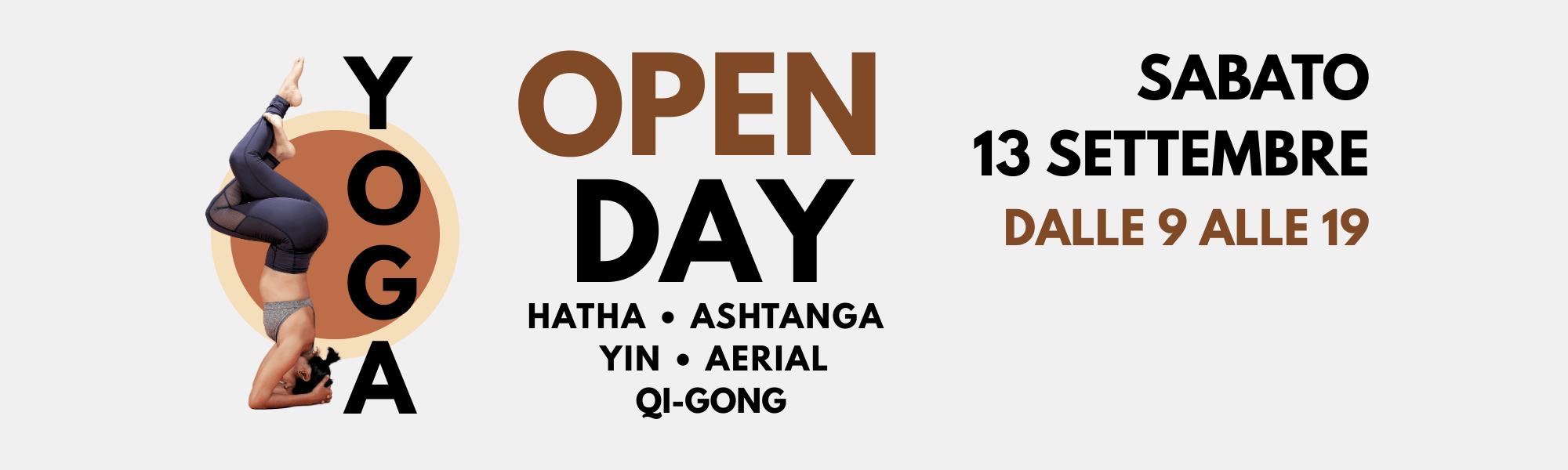 Open Day 2025 - Yoga a Rimini | Hatha, Ashtanga, Yin, Aerial, No gravity, Qi Gong
