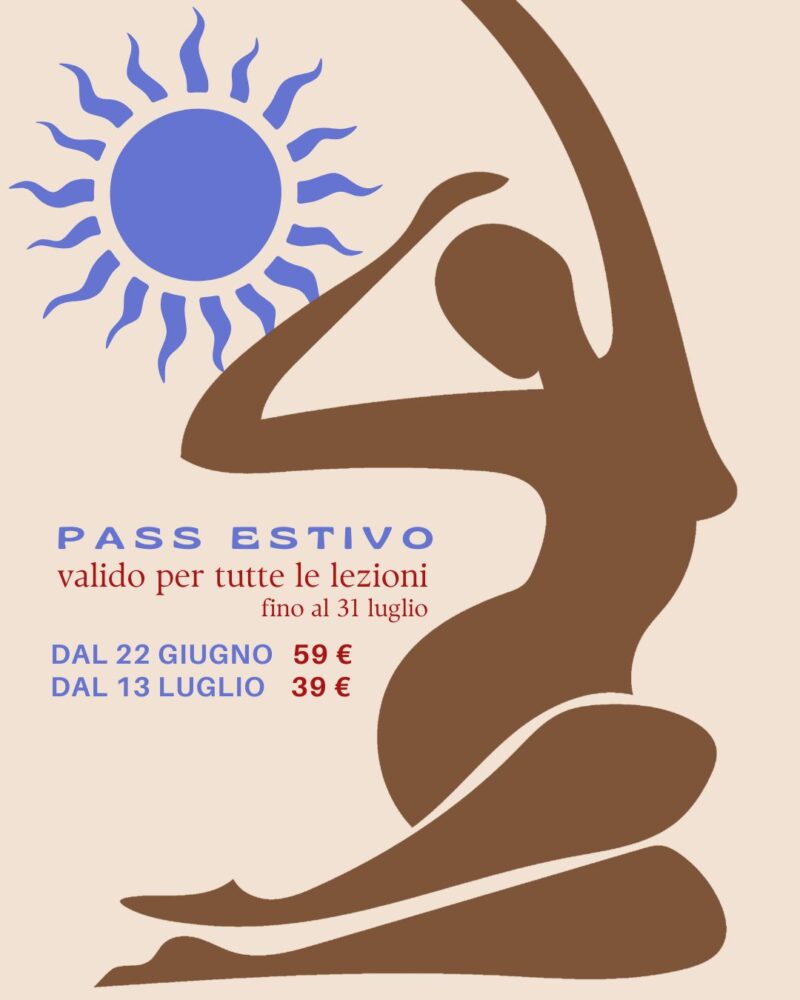 Pass estivo Promozione Estate 2026 - Sati Yoga a Rimini - Sconti lezioni hatha ashtanga vinyasa